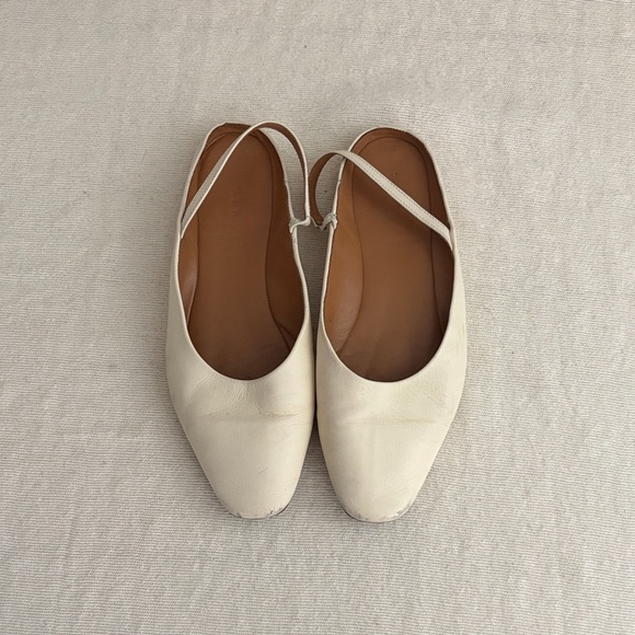 STAUD Shoes - STAUD Leather Slingback Flats